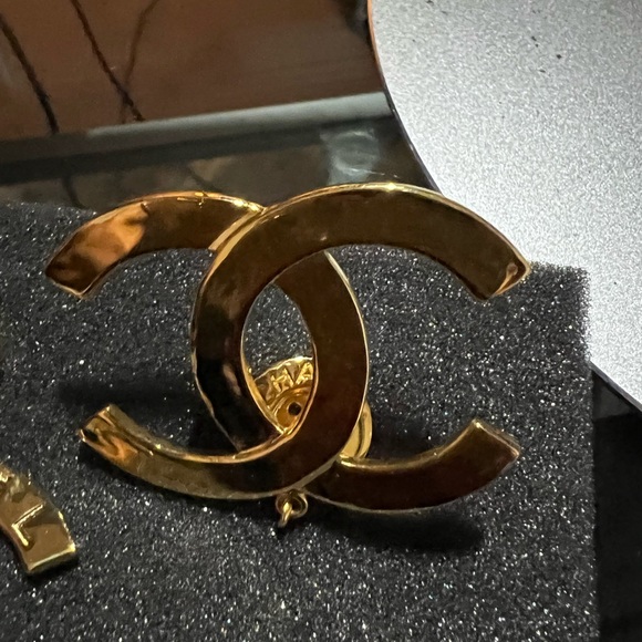 Chanel Button Drop Earrings - Picture 7 of 8